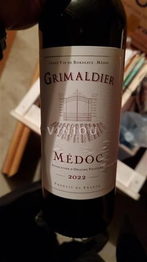 Bordeaux Médoc Grimaldier 2022