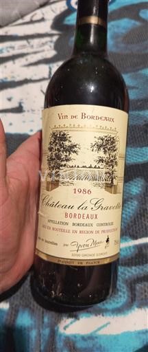 Bordeaux Château Gravelle 1986