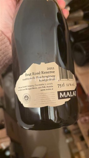 Hạ Áo Không được chỉ định Weinbau Malat Brut Rosé Réserve 2011