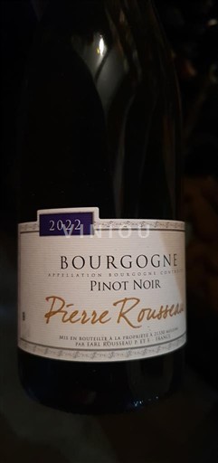 Borgonha Pierre Rousseau Pinot Noir 2022