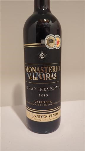 Aragón Cariñena Monasterio de las Viñas Gran Reserva 2013