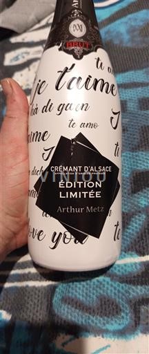 Alsace Crémant d'Alsace Arthur Metz Édition Limitée Không niên vụ