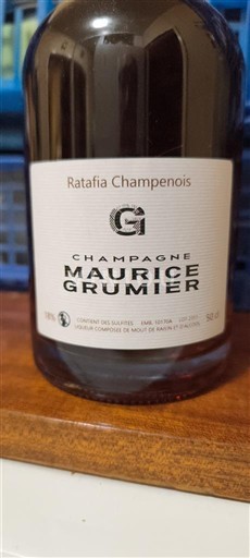 Champagne Ratafia champenois Champagne Maurice Grumier Ratafia Champenois Không niên vụ