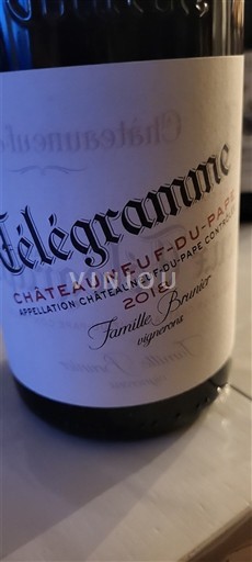 Rhônevallei Châteauneuf-du-Pape Domaine Vieux Télégraphe Télégramme 2018