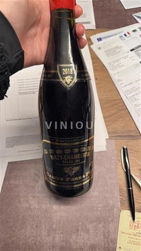 Bourgogne Mazis-chambertin Grand Cru Camus Père et Fils 2018