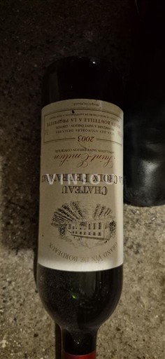 Bordeaux Saint-Émilion Château La Croix Ferrandat 2003