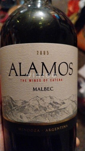 Mendoza Alamos Malbec 2005