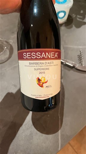 Piémont Barbera d'Asti Sessanea 2015