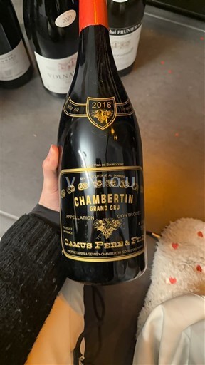 Borgonha Chambertin Grand Cru Camus Père & Fils 2018