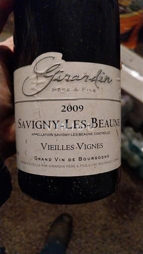 Bourgogne Savigny-lès-beaune Girardin Père & Fils Vieilles Vignes 2009