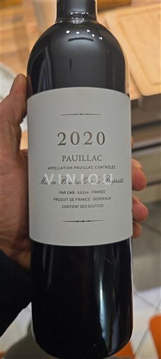 Bordeaux Pauillac Château Latour du personnel 2020