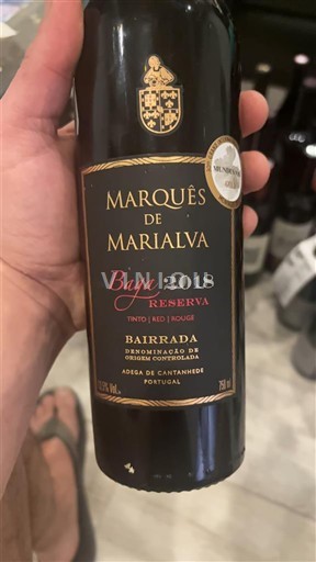 Portogallo Bairrada Marquês de Marialva Baga Reserva 2018