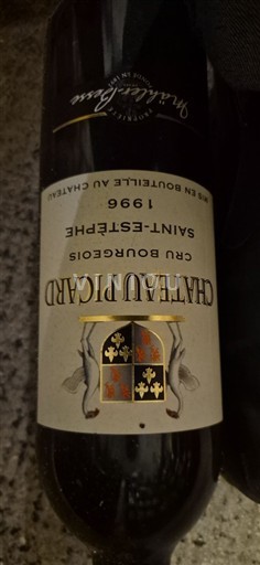 Bordeaux Saint-Estèphe Château Picard 1996