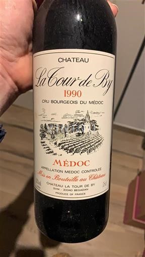 Bordeaux Médoc Château La Tour de By La Cour de By 1990