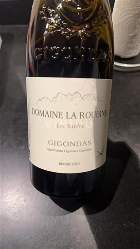 Thung lũng Rhône Gigondas Domaine La Roubine Les Sables 2023
