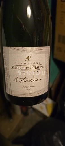 Champagne Sâm-panh Premier Cru Allouchery-Perseval Le Tradition Không niên vụ