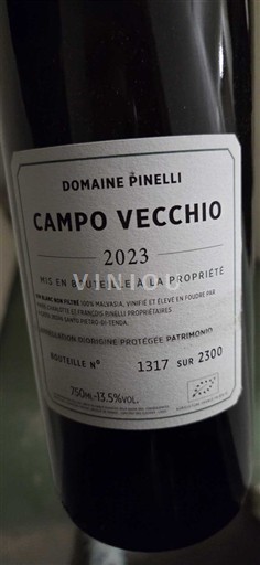 Corse Patrimonio Domaine Pinelli Campo Vecchio 2023