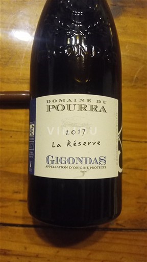 Rhône Valley Gigondas Domaine Pourra La Réserve 2017