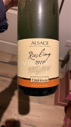 Alsácia Obernai Riesling 2011
