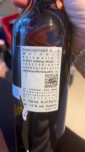 Hạ Áo Không được chỉ định Knie.wallner Alte Rebe 2022