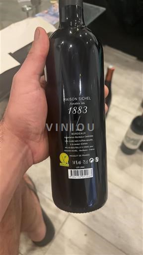 Bordeaux Maison Sichel 1883 2019