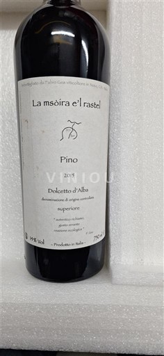 Piedmont Wines Dolcetto d'Alba La msòira e'l rastel Pino 2015