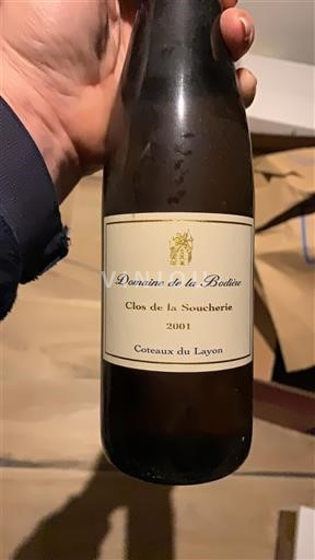 Loirevallei Coteaux du Layon Domaine La Bodinière Clos de la Soucherie 2001