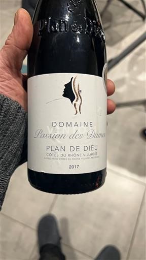 Valle del Rodano Non specificato Domaine Passion des Dames Plan de Dieu 2017