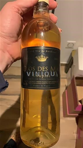 Bordeaux Loupiac Clos des Mâts Không niên vụ