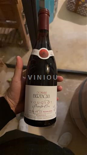 Bourgogne Vougeot Premier Cru Domaine Bertagna Clos de la Perrière Monopole Không niên vụ