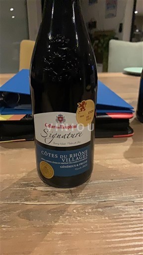 Vallée du Rhône Côtes-du-rhône-villages Celler des Dauphins Signature Non Millésimé