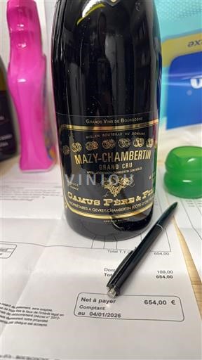 Bourgogne Mazis-chambertin Grand Cru Camus Père & Fils 2019