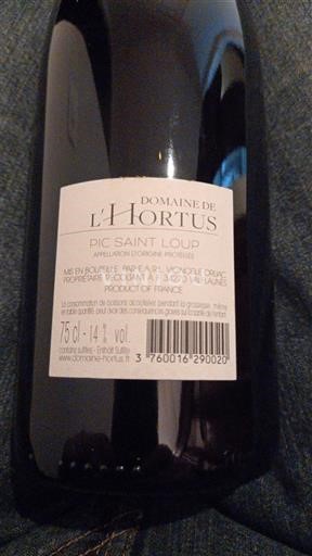 Langvedok Pic-saint-loup Domaine L'Hortus Grande  2020