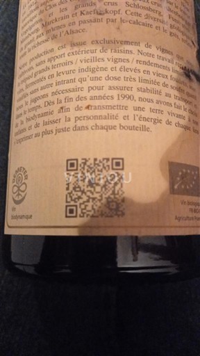 Alsace Alsace Grand Cru Domaine Weinbach Gentil du clos des capucins 2019