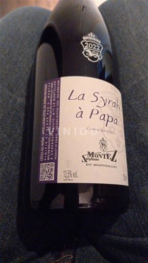 Údolí Rhôny Côtes-du-Rhône Domaine Stephane Montez Domaine Monteillet La Syrah à Papa 2022