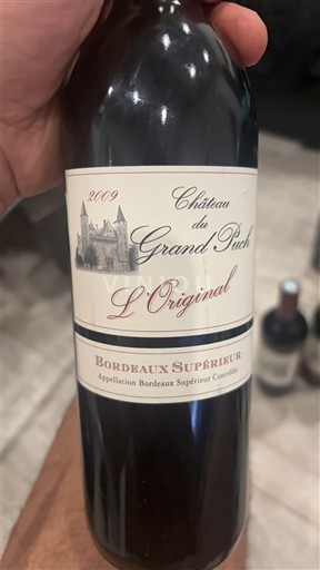 Bordeaux Bordeaux Supérieur Château Grand Puch L'Original 2009