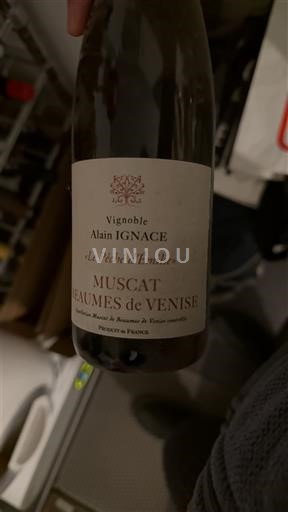 Thung lũng Rhône Muscat-de-beaumes-de-venise Vignoble Alain Ignace Le Péché d'Émilie 2019