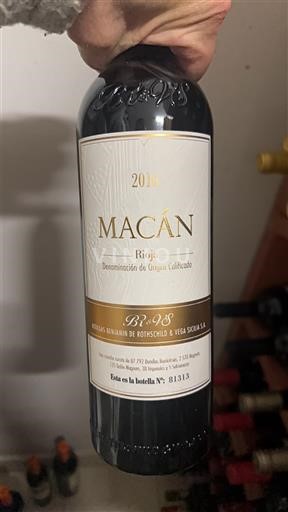La Rioja Rioja Bodegas Benjamin de Rothschild & Vega Sicilia Mácan 2016