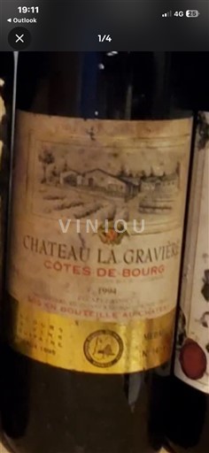Bordeaux Côtes-de-bourg Château La Gravière 1994
