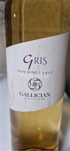 Languedoc in Roussillon Pays d'Oc Gallician Gris 2017