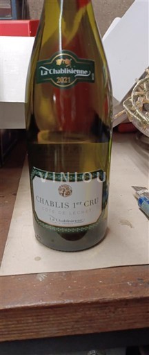 Bourgogne Chablis premier cru Premier Cru La Chablisienne Côté de lechet 2021