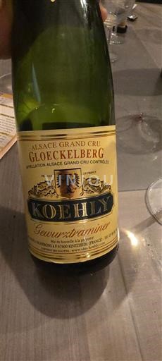 Alsace Không được chỉ định Grand Cru Koehly Gloeckelberg 2022