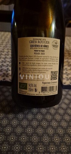 Valle del Rodano Costières di Nîmes Domaine S Grès Rougés 2023