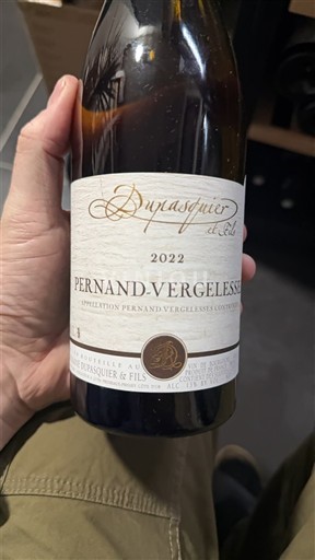 Bourgogne Pernand-vergelesses Dupasquier et Fils 2022