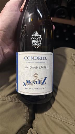 Thung lũng Rhône Condrieu Domaine Montez Les Grandes Chaillées 2021
