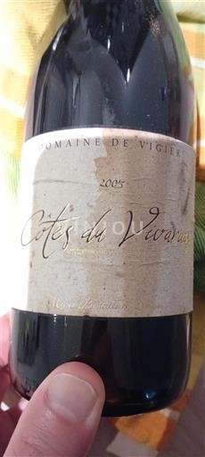 Thung lũng Rhône Côtes-du-vivarais Domaine Vigier 2005