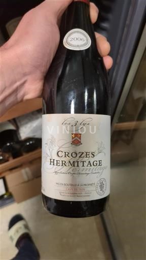 Vallée du Rhône Crozes-hermitage Les 3 Lys 2006