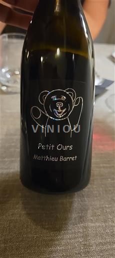 Thung lũng Rhône Côtes-du-rhône Mathieu Barret Petit Ours 2024