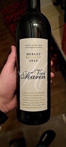 Languedoc in Roussillon Pays d'Oc Vent Marin Réserve 2019