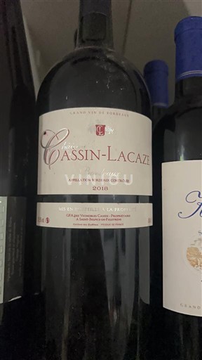 Bordeaux Château Cassin-Lacaze 2018
